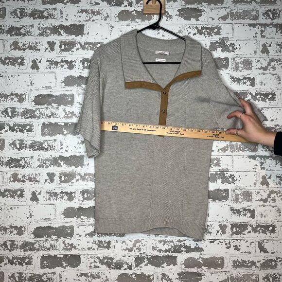 Peter Millar | women cashmere silk blend collared knit top - Picture 4 of 10